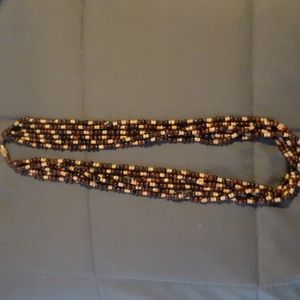 Multicolor Baby Beaded Necklace. 25" 269 (L10 B1)